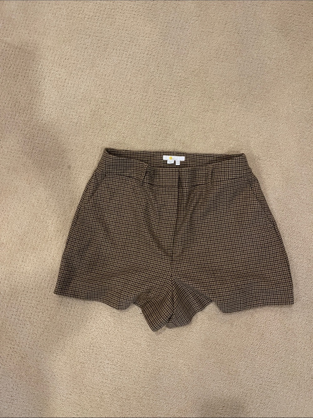 Boden Brown Houndstooth Tailored Women’s Shorts